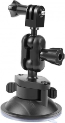 PULUZ suport cu ventuză pentru camere sportive (negru)