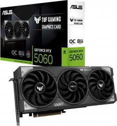 Placă video ASUS TUF Gaming GeForce RTX 5060 OC 8GB GDDR7