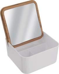 Oglindă cosmetică cu organizator Whitney