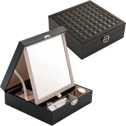 Cutie de bijuterii LELANI Premium - neagră