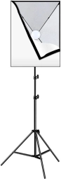Set de studio Puluz Softbox 50x70 cm cu stativ și bec LED