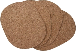Set de suporturi din plută pentru masă 22 × 30 cm (4 buc.)