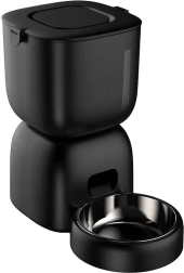petwant dozator automat de hrană 3 l negru