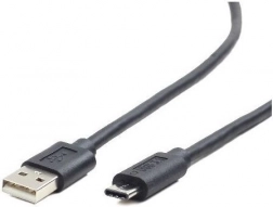 Cablu USB 2.0 USB‑A la USB‑C, 1 m, negru