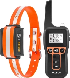 Zgarda electrică anti-lătrat Rojeco portocalie