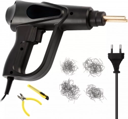 Aparat compact de sudat plastic cu LED și accesorii