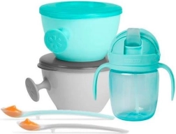 Set de Masă Easy-Feed Teal/Gri