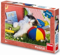 Puzzle Pisicuță se odihnește 100 de piese XL