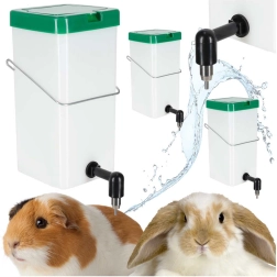 Adăpători cu picurare pentru iepuri și rozătoare, 1 l – set de 3 bucăți