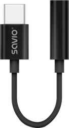 Adaptor audio Savio USB-C la 3,5mm