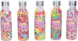 Mărgele colorate în sticluță