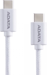 Cablu textil USB‑C la USB‑C 2 m, 100 W, alb