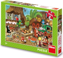 Puzzle Dino Krtek în bucătărie 100 de piese XL