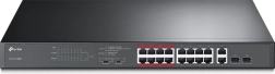 Comutator 16-port PoE+ TL-SL1218MP cu porturi gigabit RJ45 și sloturi SFP