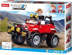 Sluban Town jeep roșu – set de construcție 135 piese