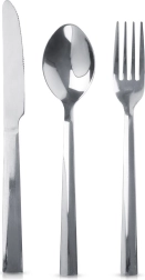 Set de tacâmuri din inox, 3 piese