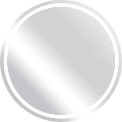 Oglindă rotundă LED pentru baie 80 cm cu control tactil