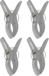 Clemă de plajă pentru prosop, set de 4