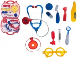Set medical pentru copii în geantă din plastic