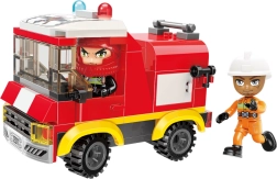 Set de construcție autocisternă de pompieri QMAN MINE CITY