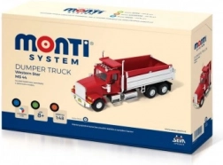Set de construcție Monti System MS 44 Dumper Truck Western Star 1:48 în cutie 22x15x6cm