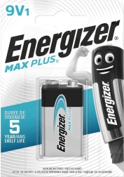 Baterii alcaline Max Plus 9V