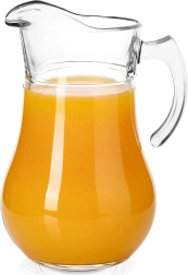 Carafă din sticlă cu capac 2,4 l