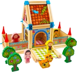 Set de construcție casă 268 piese KRUZZEL