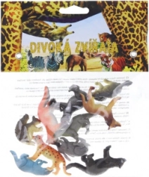 Animale de pădure – set de 10 figurine din plastic