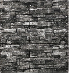 Panouri de perete 3D autocolante model cărămidă spumă gri