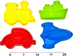 Forme pentru nisip - set 4 bucăți