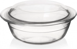 Vas de copt din sticlă termorezistentă cu capac 2,2 l