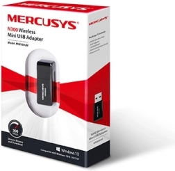 Adaptor USB wireless Mercusys MW300UM Mini WiFi N300