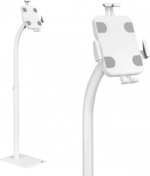 Suport de podea pentru tabletă cu încuietoare 7,9–11" MACLEAN alb