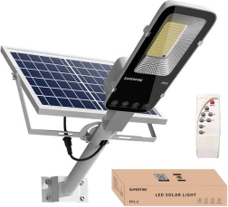 Lampă LED solară Superfire cu telecomandă, 1200 lm, IP65