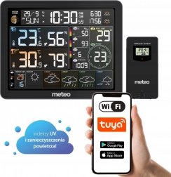 Stație meteorologică WiFi cu măsurarea poluării aerului