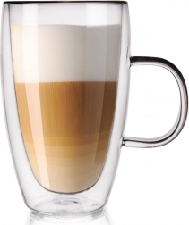 Pahar termo cu perete dublu pentru latte 430 ml