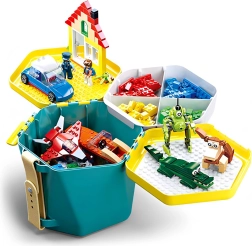 Sluban găleată cu cuburi – verde