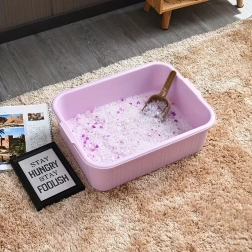 Nisip silicat pentru pisici 1,5 kg, neaglomerant și fără praf, 3,8 l