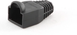 Manșon de protecție (boot) pentru conector RJ45, 100 buc., negru