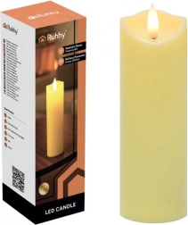 lumânare LED 17 × 5 cm cu flacără pâlpâitoare RUHHY
