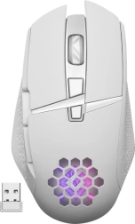 Mouse de gaming wireless DEFENDER Glory, alb