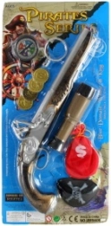 Set de pirați cu pistol și binoclu - 1 set