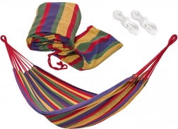 Hamac textil de grădină cu husă, capacitate 120 kg