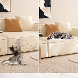 Folie transparentă de protecție împotriva zgârieturilor pentru mobilier și uși 45 × 15 cm, 5 buc