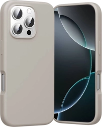 Husă siliconică Vention pentru iPhone 16 Pro Max cu MagSafe, gri