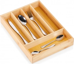 Organizator pentru tacâmuri din bambus pentru sertar 25 × 35 cm