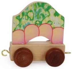 Small Foot vagonel alfabetic – corp de dragon