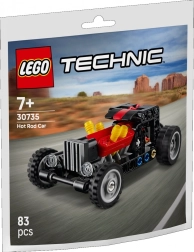 Lego Technic Hot Rod – model de mașină cu pistoane mobile