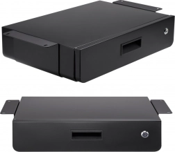 Sertar sub birou cu încuietoare MACLEAN MC-461, organizator, 5 kg, negru